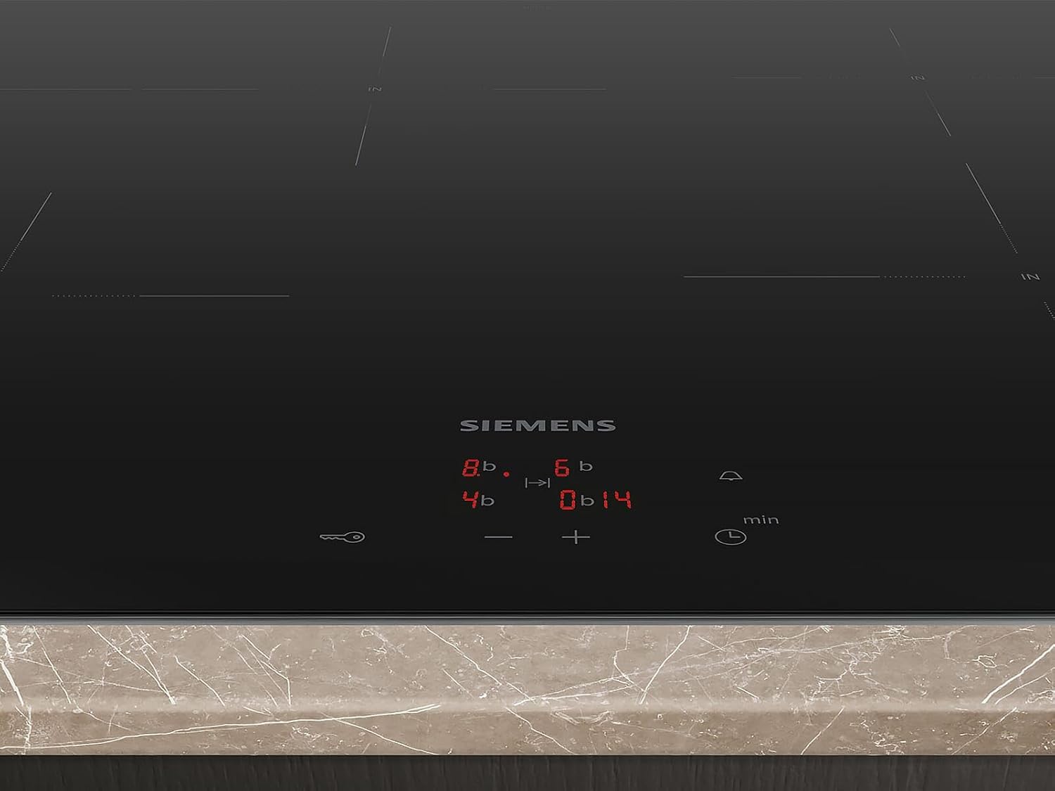 Siemens EQ522IA01, Einbauherd-Set, Bestehend aus HE517GBS4 Herd, 60 x 60 cm, 3D Heißluft, Selbstreinigung, Clip Auszug & EI645CFB6E Induktionskochfeld, Bräterzone, powerBoost, Edelstahl Rahmen