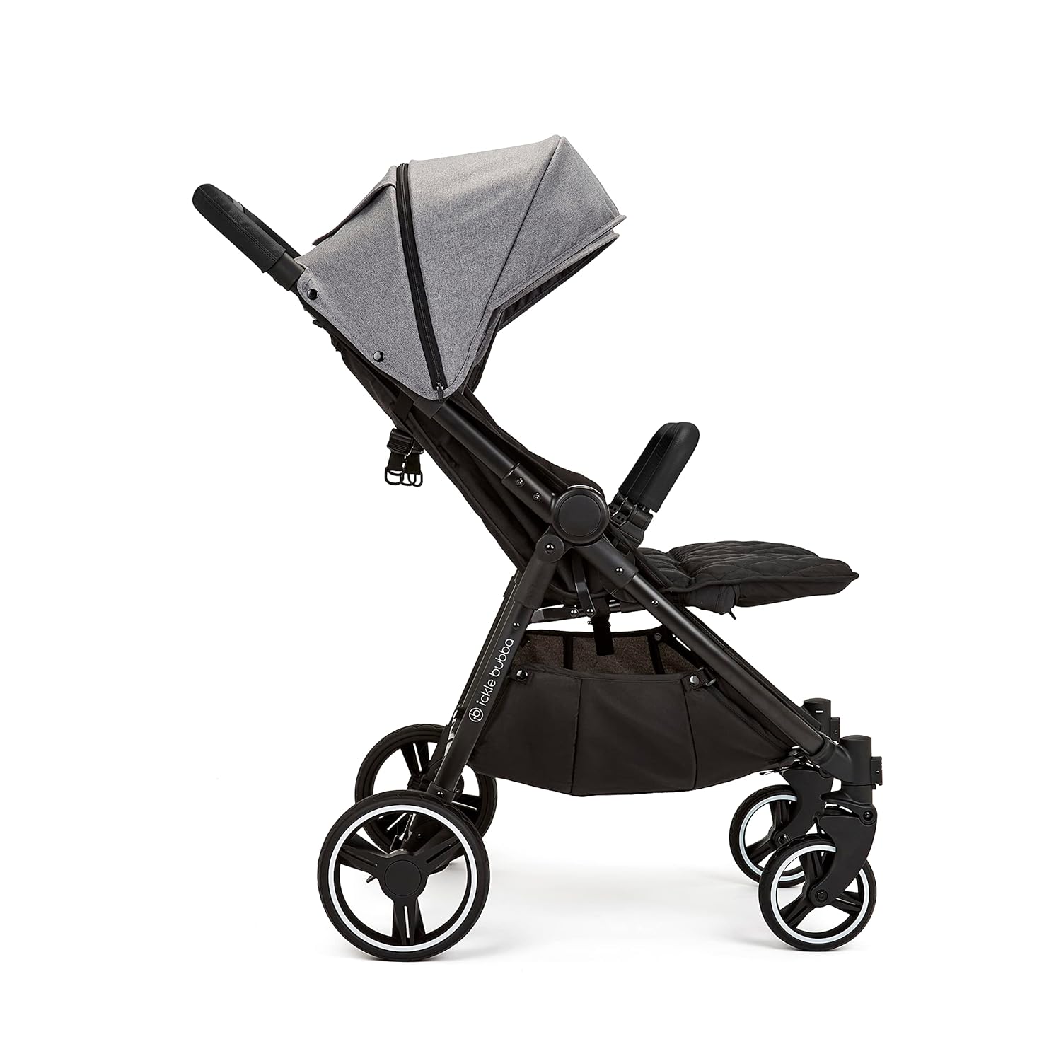 Venus Max Doppel kinderwagen - geeignet von Geburt bis 15 kg (ca. 3 Jahre), kompakter, leichter, faltbarer Zwillingskinderwagen, inklusive Regenschutz und Fußwärmer (Biscuit)