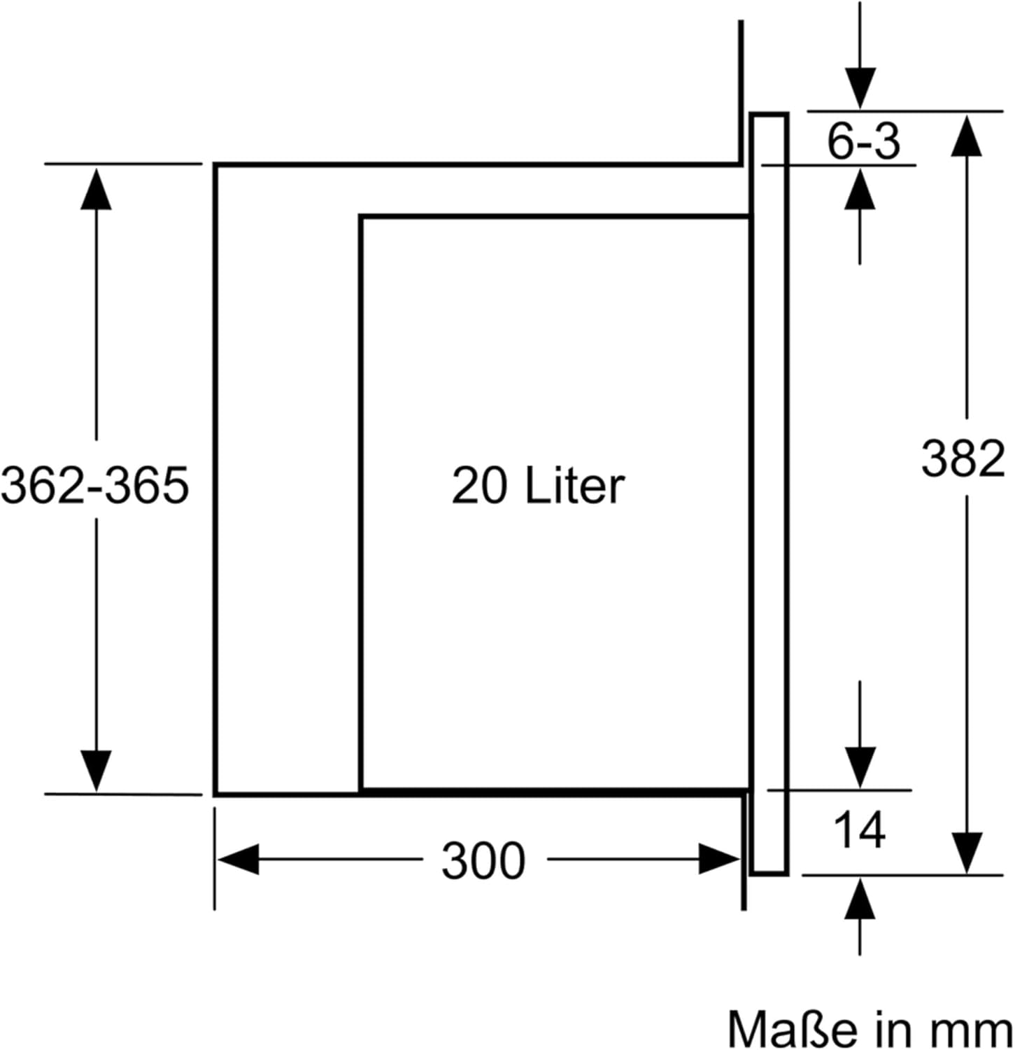 Siemens BF525LMB1 iQ500, Einbau-Mikrowelle, 59 x 38 cm, 800W, 20L Garraum Edelstahl, 25,5 cm Drehteller, touchControl Bedienung, Hydrolytische Reinigungshilfe, cookControl 7 Automatikrogramme, Schwarz