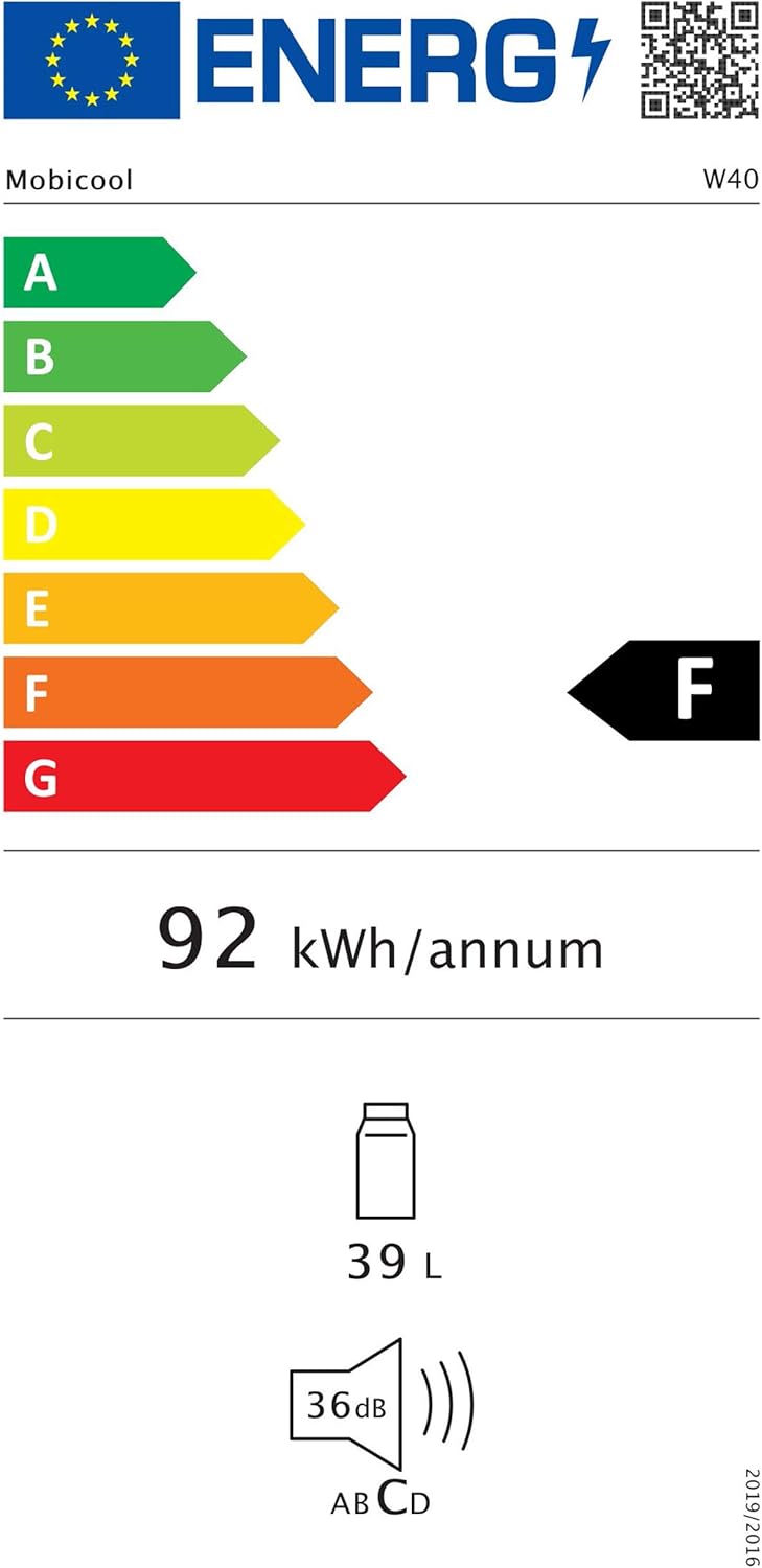 MOBICOOL MQ40W Kühlbox mit Rollen | Elektrisch | 39 L | 12V, 230V | für Auto, Boot, Reisemobil und Steckdose