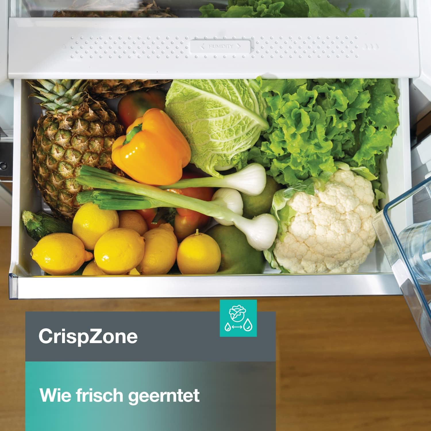 Gorenje N 619EAXL4 Kühl-Gefrier-Kombination/ LED Display/ 186 cm/ 300 l/ NoFrostPLus/ Gemüsefach mit Feuchteregler/ FastFreeze/ edelstahl