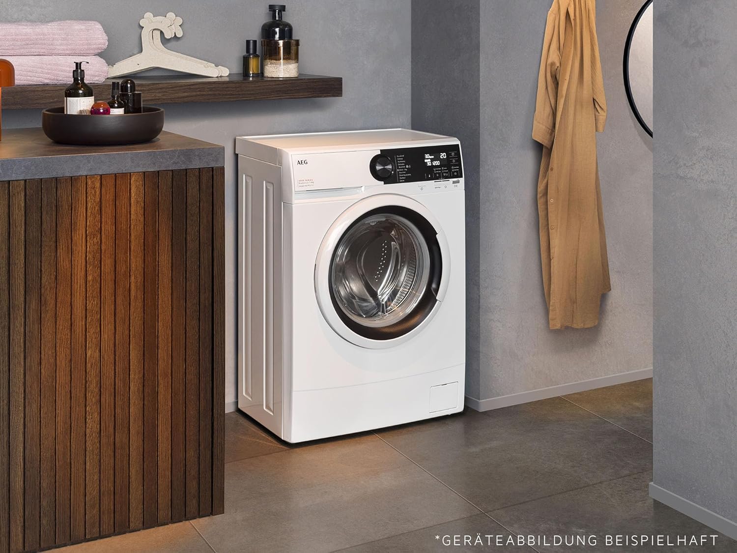 AEG L6FBG51470 Waschmaschine / Serie 6000 mit ProSense / Testsieger der Stiftung Warentest / 7,0 kg / Leise / Mengenautomatik / Nachlegefunktion / Kindersicherung / Wasserstopp / 1400 U/min