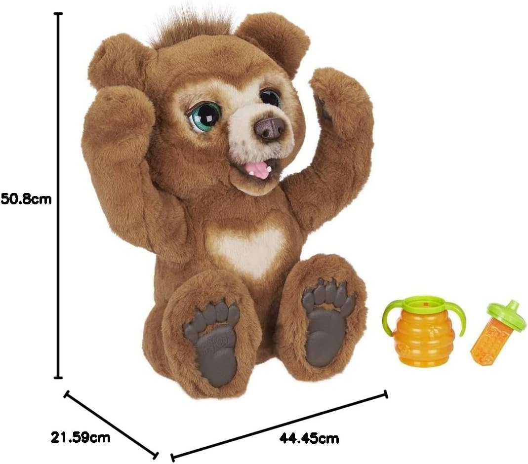 FurReal Cubby, Mein Knuddelbr, interaktives Plüschtier, ab 4 Jahren Braun