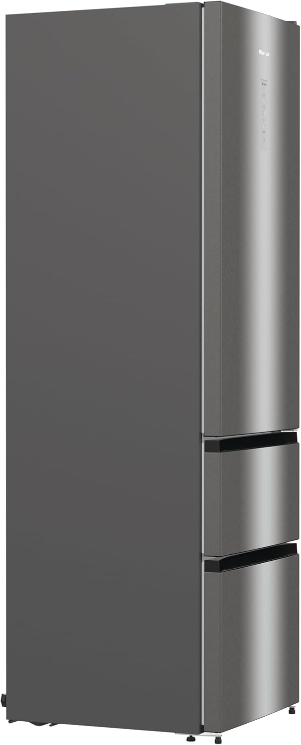 Hisense RB327N4AD2 Kühl-Gefrierkombination/ NoFrostPlus/ Multiflow 360°/ HolidayMode/ FreshZone/ 182,4 cm/ Kühlteil 171 l/ Gefrierteil 85 l/ 41 dB/ 287 kWh/ Jahr/ Edelstahl-Look