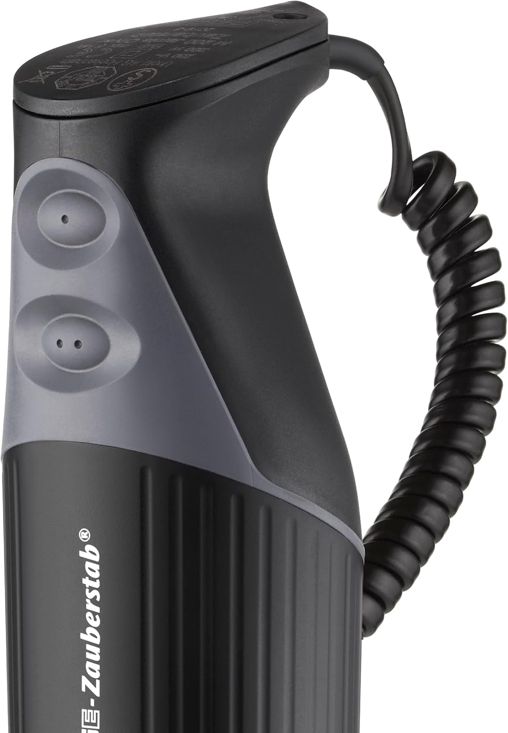 ESGE Zauberstab M 200 BBQ 98215 Stabmixer schwarz, Pürierstab, Handmixer, Profi, inkl. Zubehör, bis zu 17.000 U/Min, 200 Watt, Ergonomisches Griffdesign, Twinschalter, Aufsteckzentrierung, AC-Motor