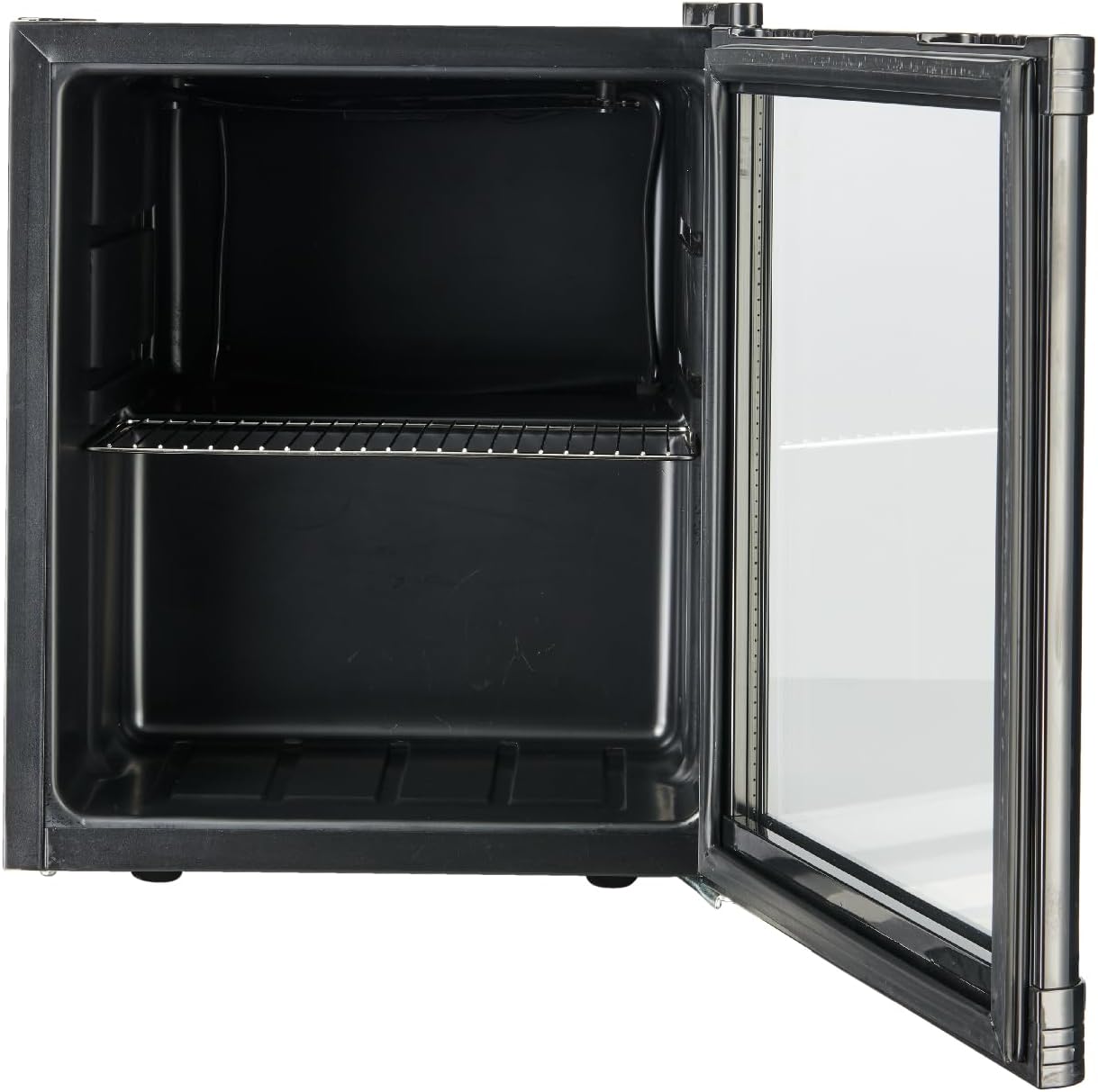 METRO Professional Mini-Kühlschrank GPC1088, 88 L, 1.052 kWh/24h, 3 Edelstahl-Drahtböden, schwarz