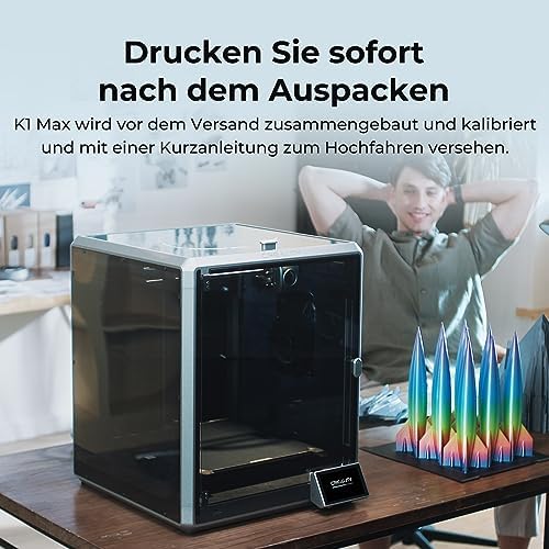 Creality K2 Plus Combo 3D-Drucker, 16-Farben Multimaterial-Druck, 350³mm XXL-Bauraum, Servo-Direktantrieb, Dual-KI-Kameras, Ultra-Leise <45dB, Aktive Heizkammer, RFID/WLAN (Industrie 4.0)