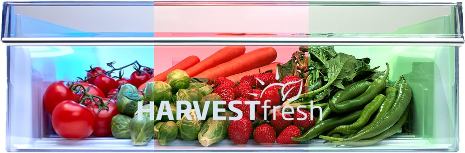 Beko RCNE366E70ZXBRN bPRO700 freistehende Kühl-/Gefrierkombination, großer Kühlschrank, 323 l Gesamtrauminhalt, HarvestFresh, NoFrost, leise, SmoothFit, 0°C-Zone, Dark Inox