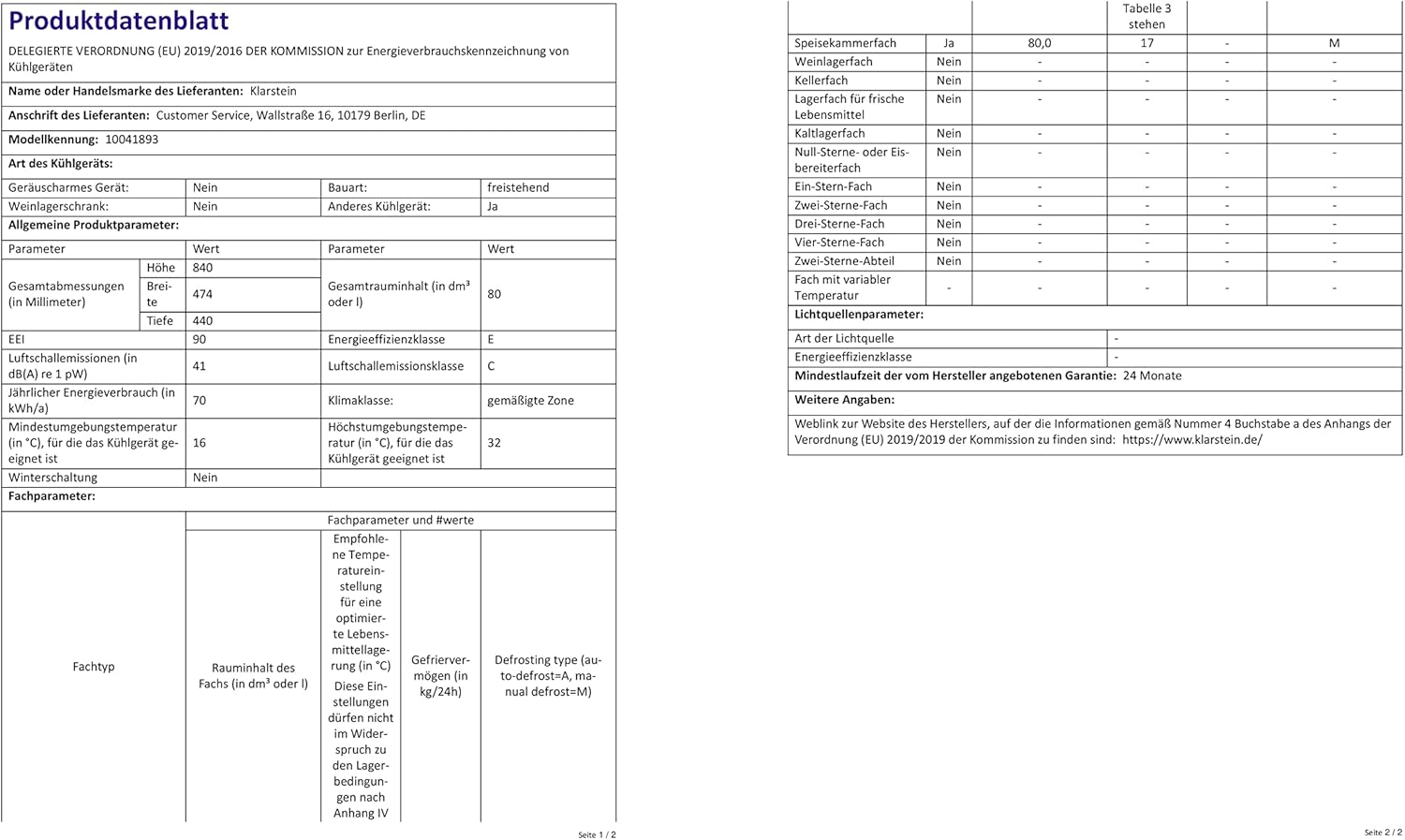 Klarstein Mini Kühlschrank mit Glastür für Zimmer, Getrnkekühlschrank mit Verstellbaren Ablagen, Kleiner 80 Liter, Indoor/Outdoor Kühlschrank Leise