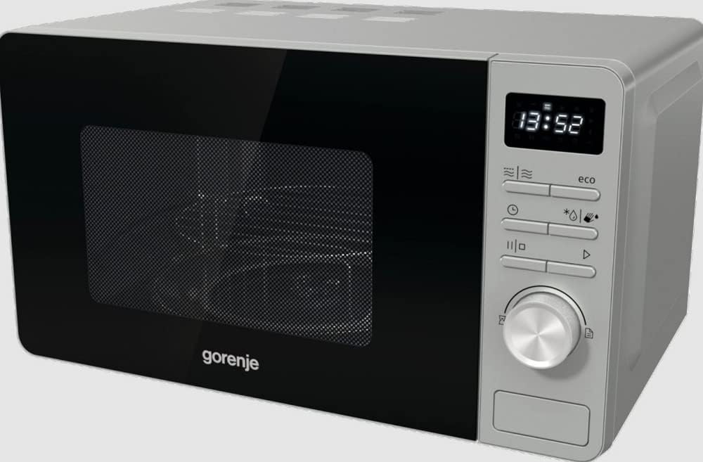 Gorenje MO 20 A3X Mikrowelle/ ChildLock/ AquaClean/ TouchControl/ SmartDisplay/Auftaufunktion/ 11 Automatikprogramme/ 5 Leistungsstufen/ 20l/ 800 W/ Edelstahl