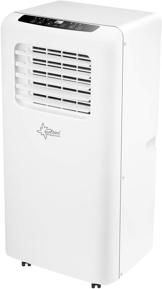 SUNTEC Mobiles Klimagerät Impuls 2.6 Eco R290 – Klimaanlage mobil und leise mit Abluftschlauch – Kühler & Entfeuchter für Räume bis 34 qm – Mobile Kühlung für Wohnung & Büro – 9.000 BTU | 2600 Watt