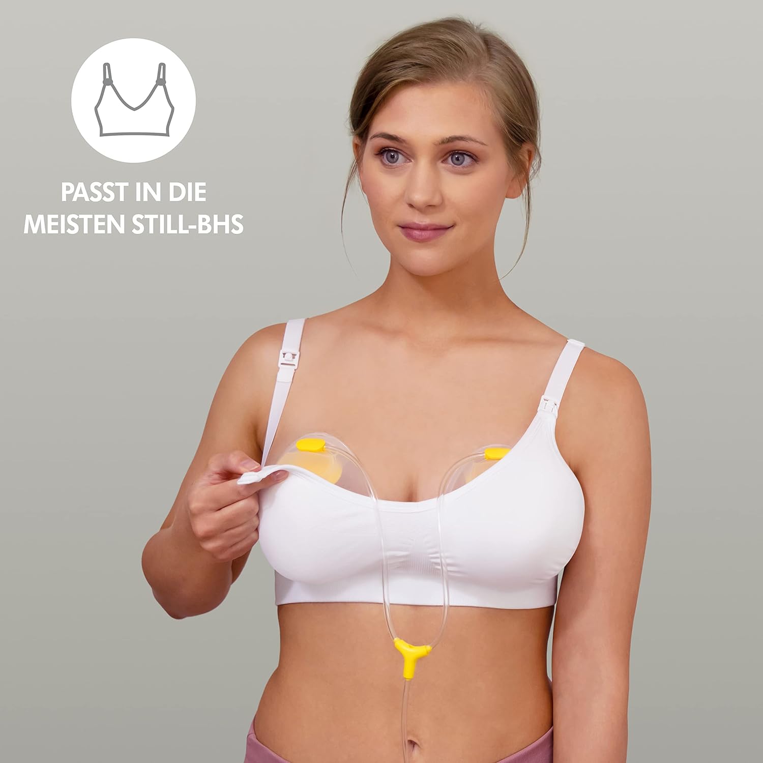 Medela Freestyle Hands-free Elektrische Doppel-Milchpumpe mit direkt im BH tragbaren Auffangschalen – Verbindbar mit der Medela Family App – Tragbares und diskretes Design