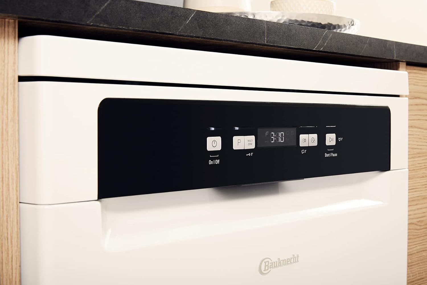Bauknecht B2F HD624 A Freistehender Geschirrspüler/ 60 CM/ 14 Maßgedecke/Hygieneprogramm/Vollwasserschutz/Startzeitvorwahl