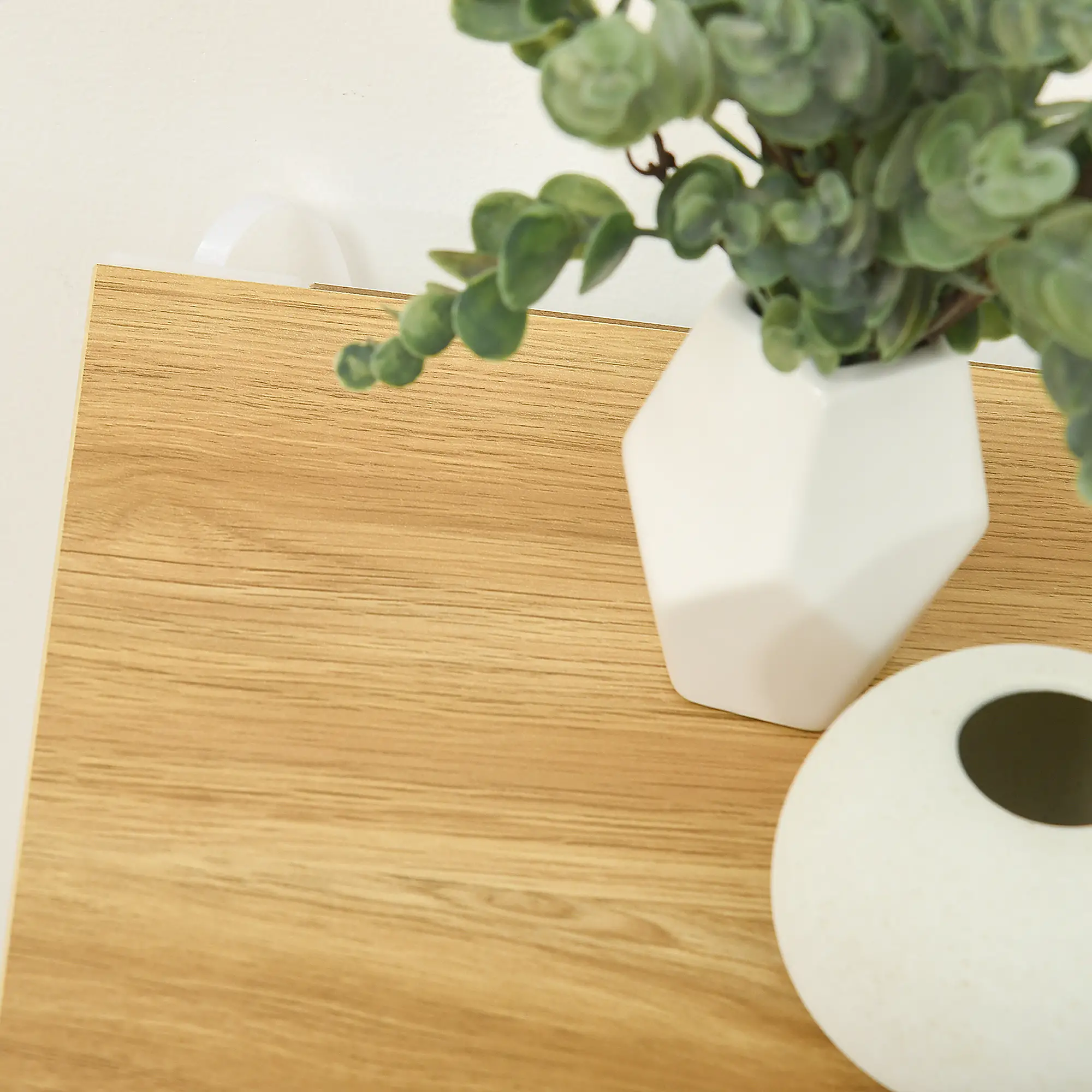 HOMCOM Schuhschrank 3 Klappen für 18 Paar Schuhe Weiß Naturholz