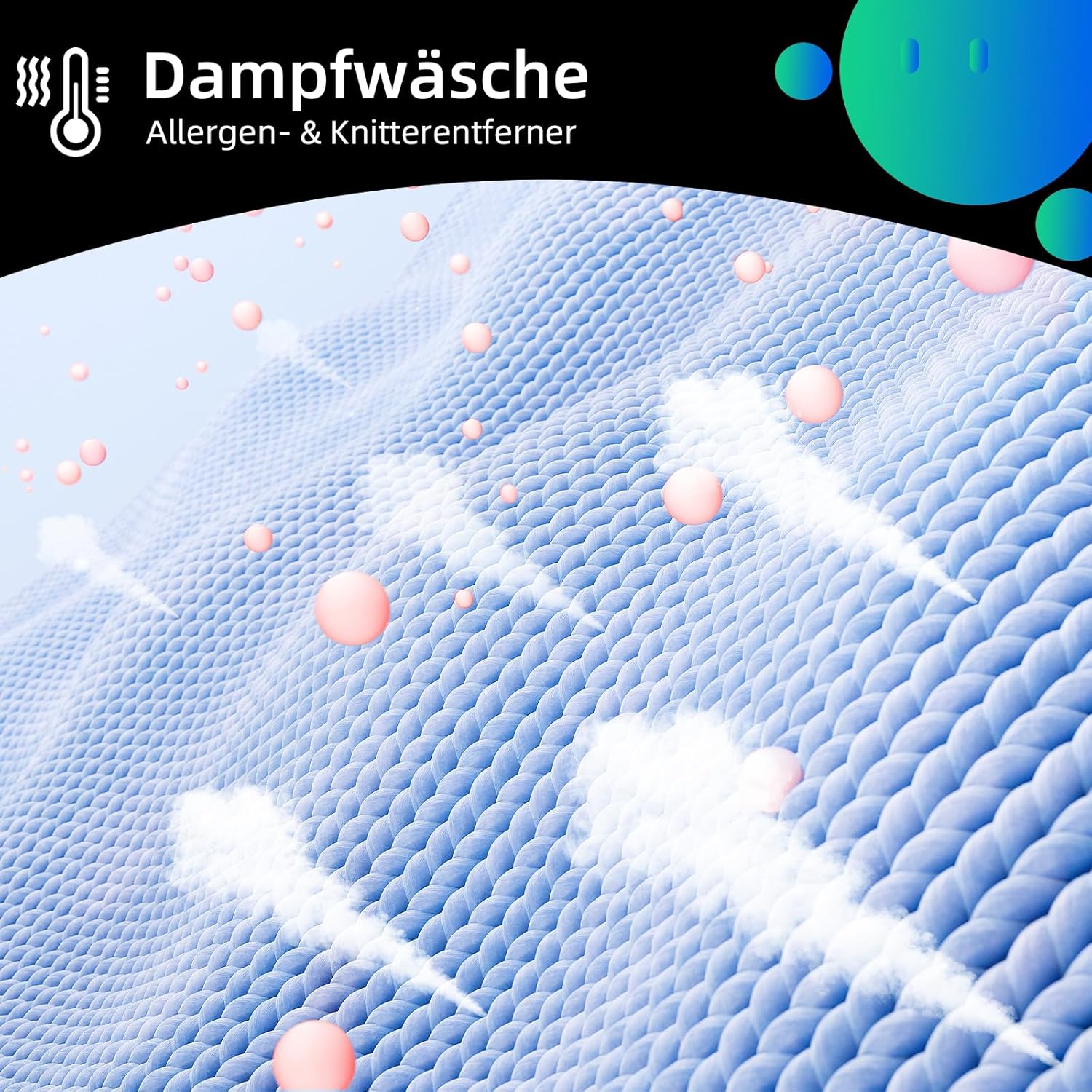 CHiQ Waschmaschine 7kg, 15 Programme, InverterMotor, Eco-Logic, Speed Wash, 60x46,5x84cm, Auto Clean, Washer Grau, CW07123863AX