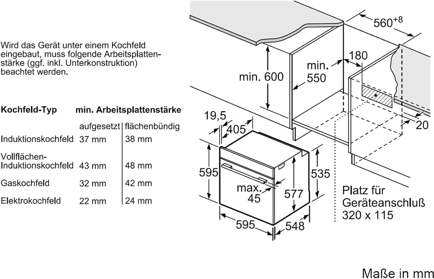 Bosch HMG7361B1, Serie 8 smarter Einbau-Backofen mit Mikrowellenfunktion, 60 x 60 cm, Made in Germany, Schwarz, Air Fry, Digitaler Bedienring, Touchdisplay, Automatikprogramme, Reinigungsunterstützung