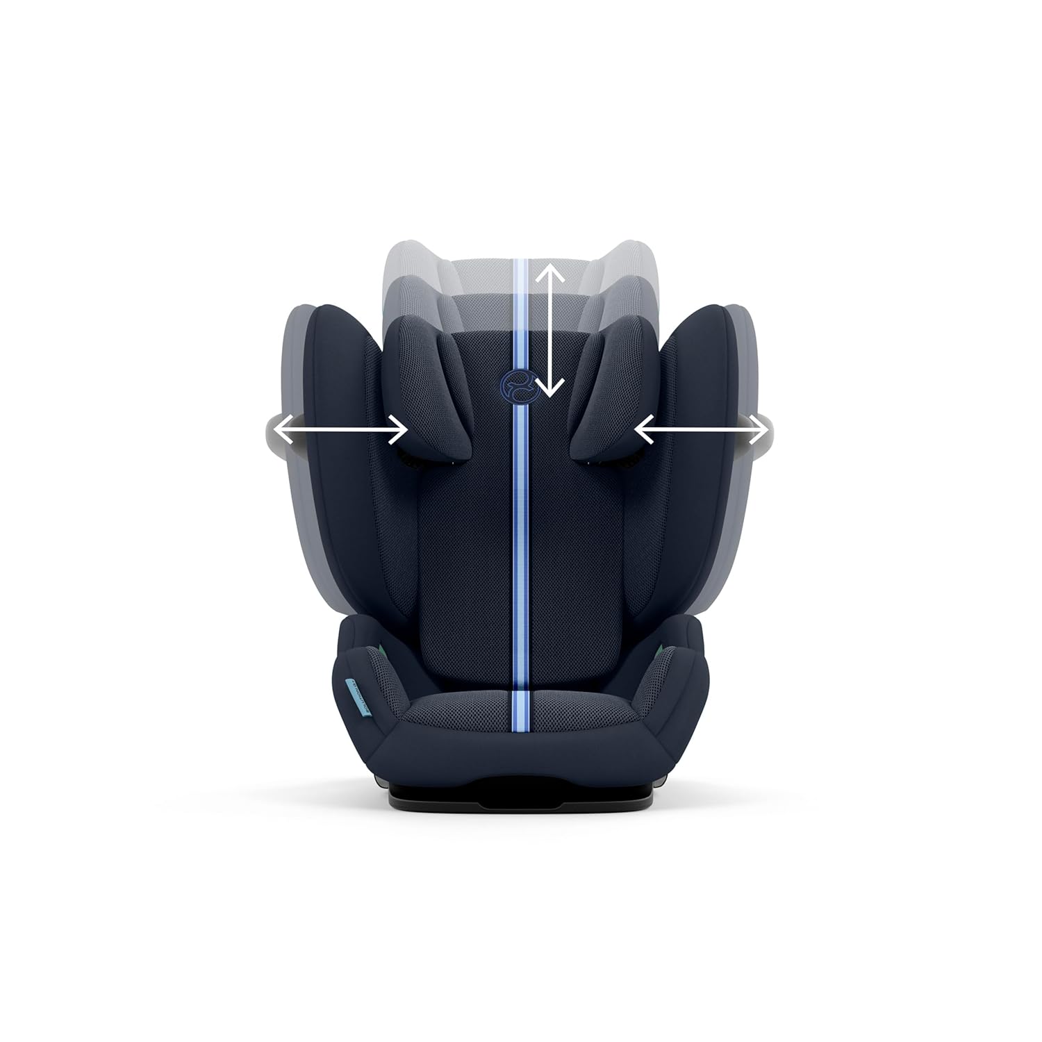 CYBEX Gold Kinder-Autositz Solution G i-Fix, Für Autos mit und ohne ISOFIX, Ab ca. 3 bis 12 Jahre (100 - 150 cm), Ab ca. 15 bis 50 kg, Lava Grey