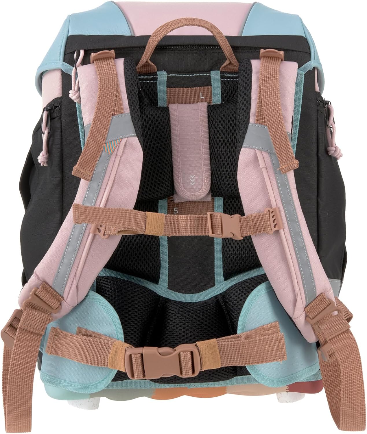 LÄSSIG 7-teiliges Schulranzen Set Kinder/School Set Boxy Unique Schwarz