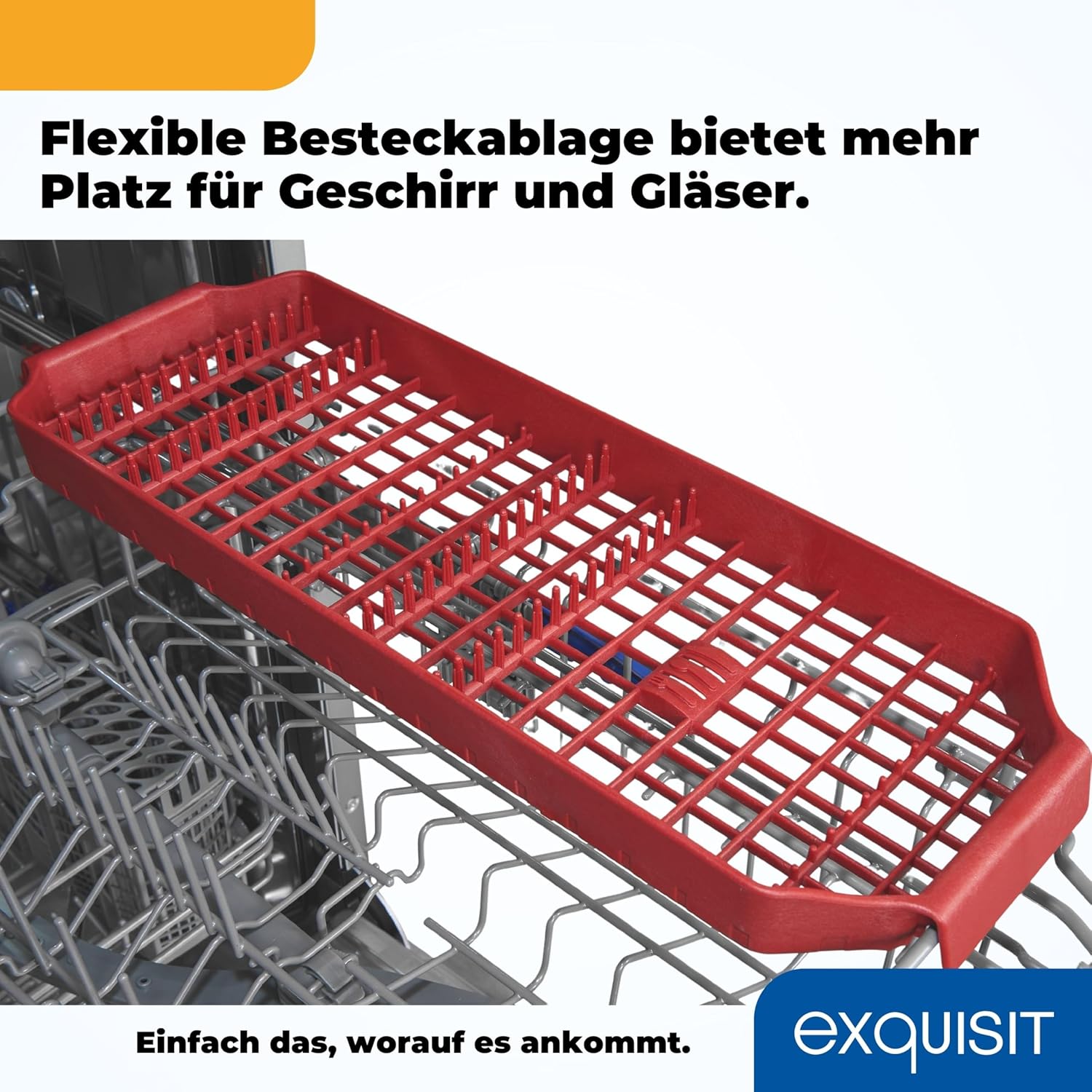Exquisit Geschirrspüler, Spülmaschine, 45 cm Breite, Teilintegriert, 9 Maßgedecke, 9 Liter, Startzeitvorwahl, ECO-Modus, Geschirrspüler 45 cm, EGSP51009-EB-030E inox
