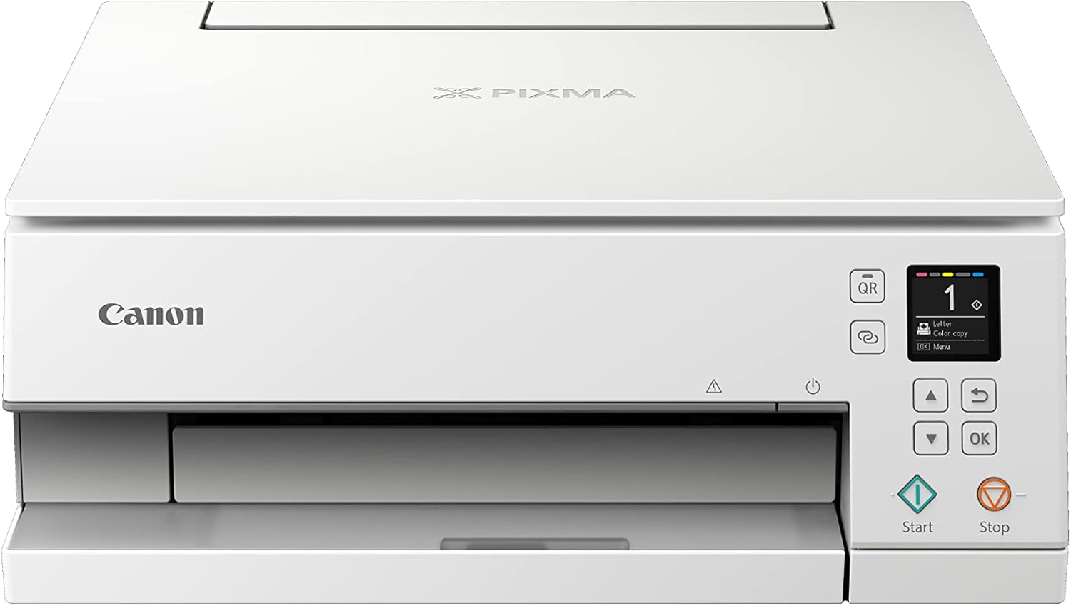 Canon PIXMA TS6350a Drucker Farbtintenstrahl Multifunktionsgerät DIN A4 (Fotodrucker, Scanner, Kopierer, OLED, 4.800x1.200 dpi, USB, WLAN, 5 separate Tinten, Duplexdruck, 2 Papierzuführungen), schwarz