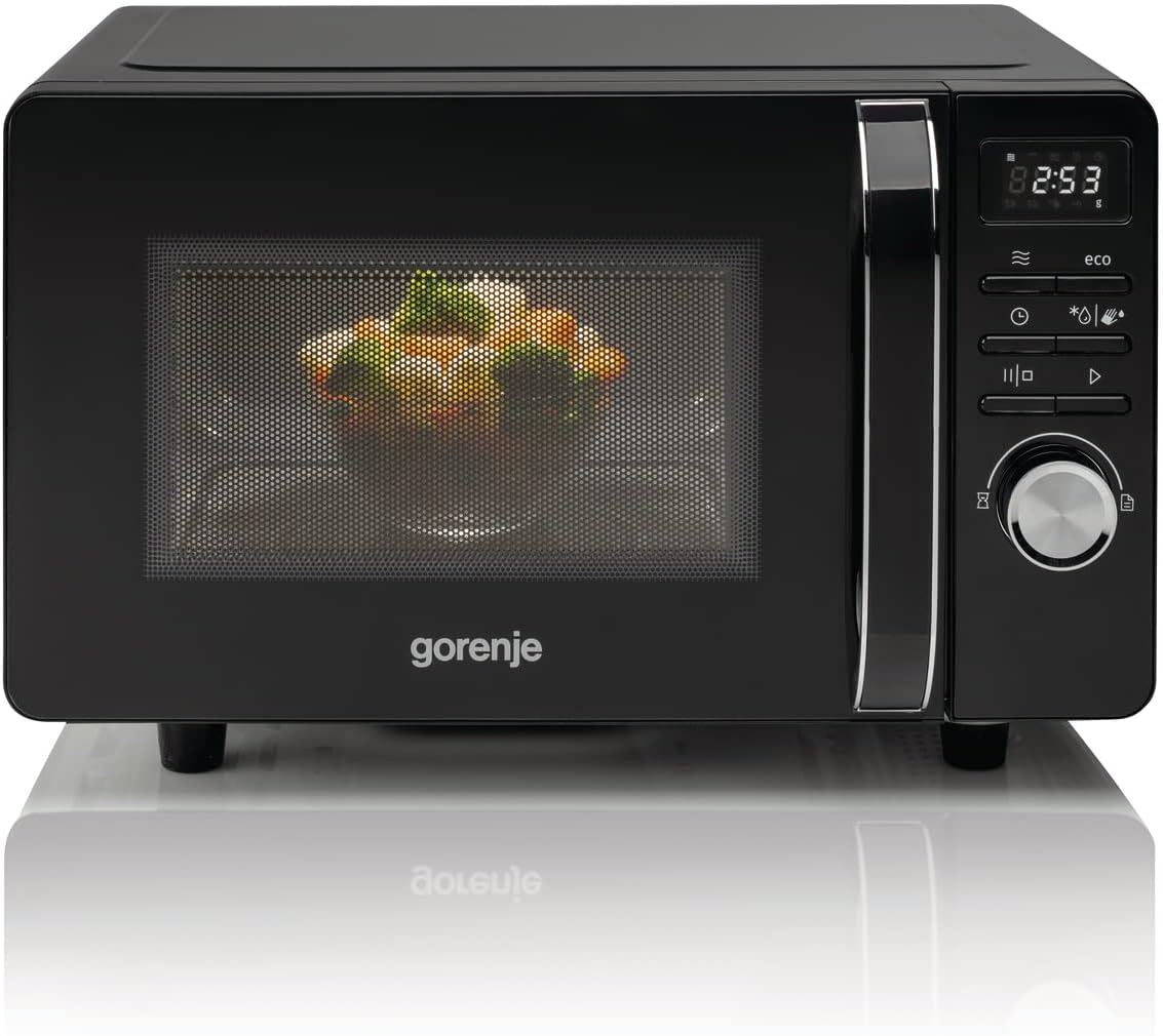 Gorenje MO 20 A3X Mikrowelle/ ChildLock/ AquaClean/ TouchControl/ SmartDisplay/Auftaufunktion/ 11 Automatikprogramme/ 5 Leistungsstufen/ 20l/ 800 W/ Edelstahl