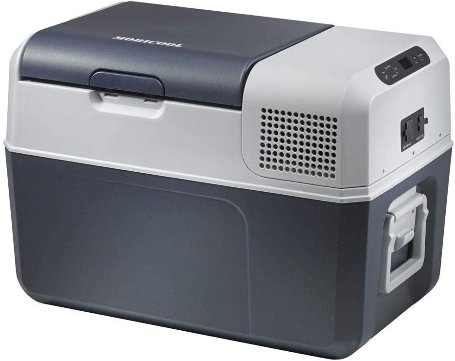 Mobicool FR40 Electric Air Compressor Cooler Box, 38 Litre Capacity, 12/24V and 230V for Car, Truck, Boat, Motorhome and Power Socket