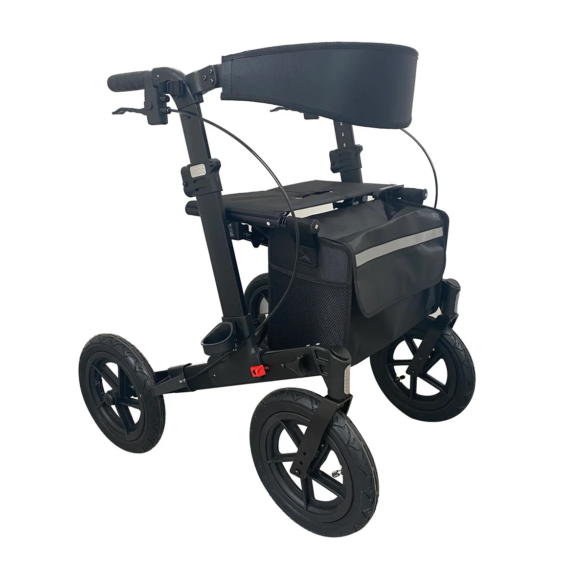 Arvo Rollator Outdoor, schwarz