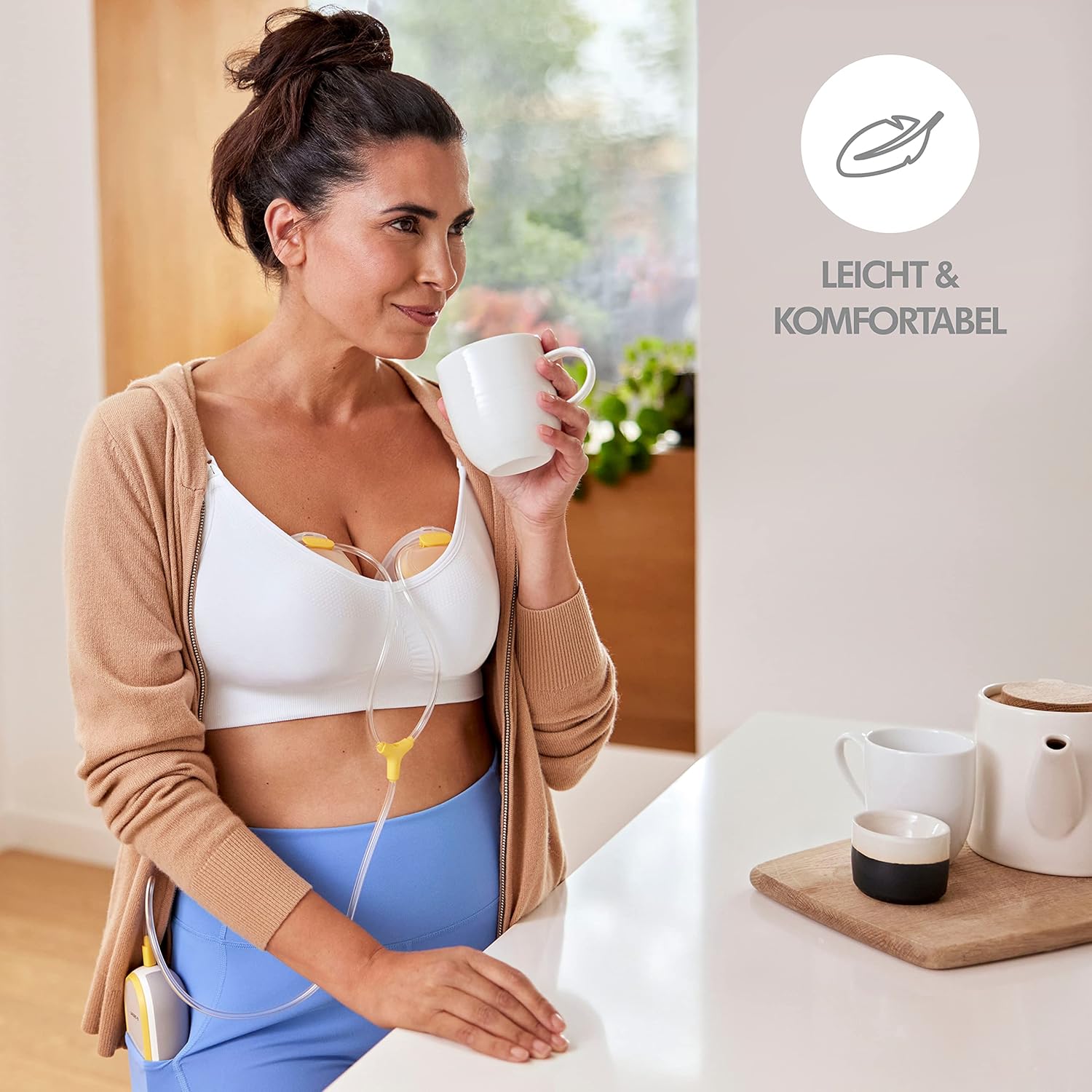 Medela Freestyle Hands-free Elektrische Doppel-Milchpumpe mit direkt im BH tragbaren Auffangschalen – Verbindbar mit der Medela Family App – Tragbares und diskretes Design
