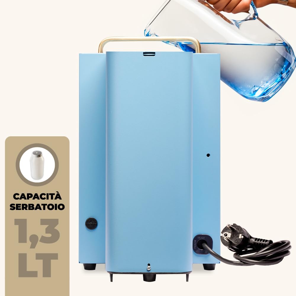 Faber PRO Total Deluxe Kaffeemaschine aus Messing, 44 mm Ese Papier, 1.3 liters, (Weiß)