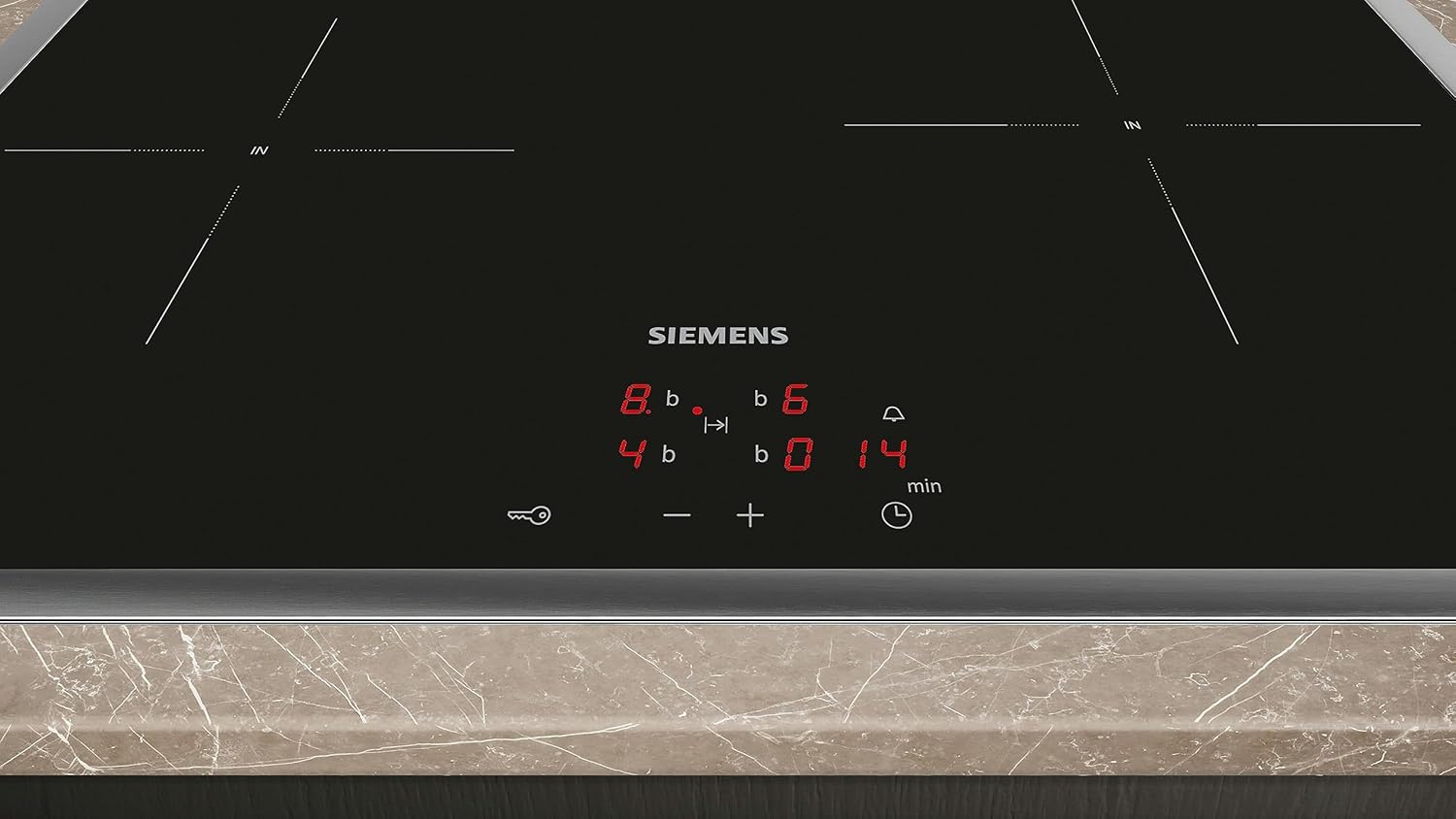 Siemens EQ522IA01, Einbauherd-Set, Bestehend aus HE517GBS4 Herd, 60 x 60 cm, 3D Heißluft, Selbstreinigung, Clip Auszug & EI645CFB6E Induktionskochfeld, Bräterzone, powerBoost, Edelstahl Rahmen