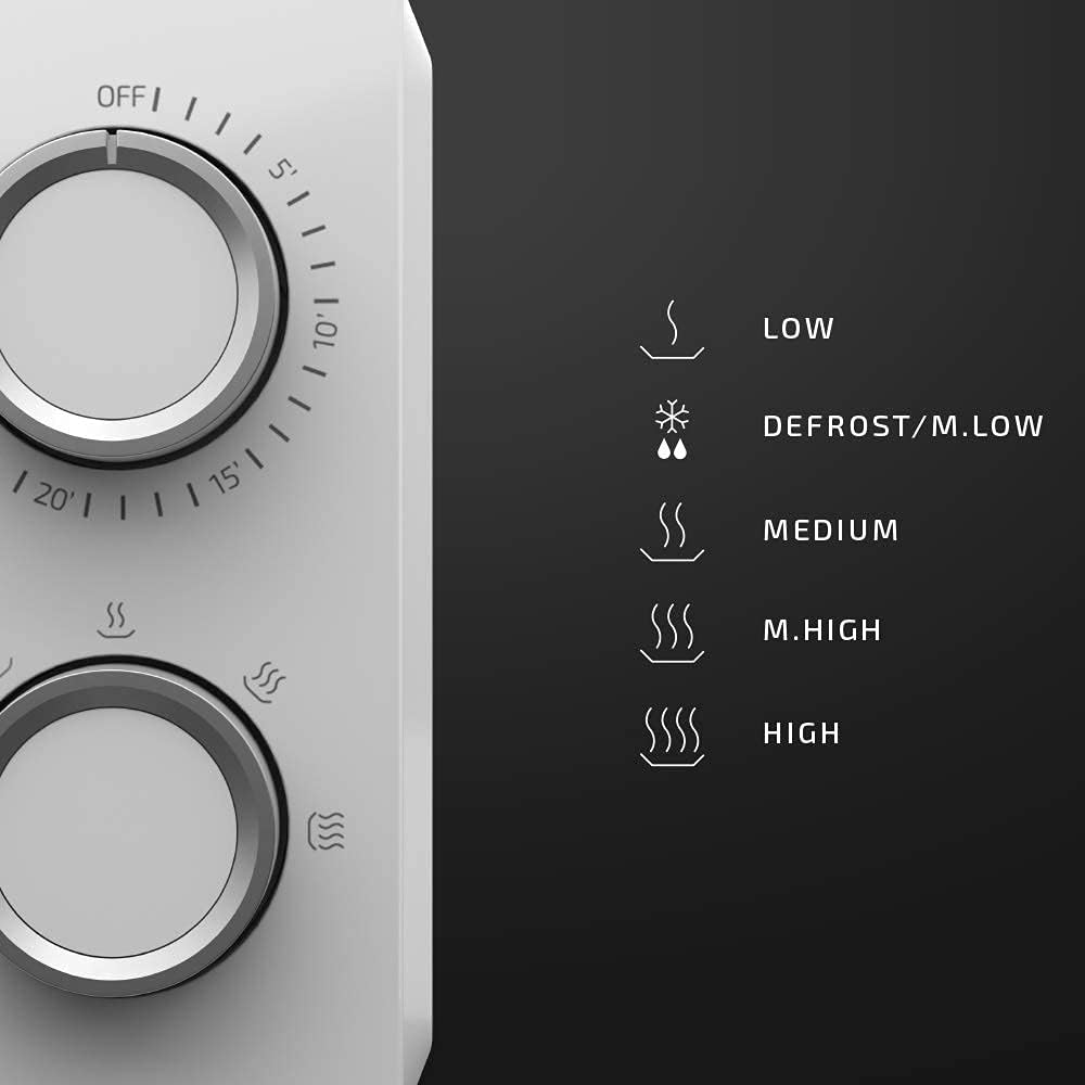 Cecotec Mikrowelle mit ProClean 8110 Grill. 28l Kapazität, Ready2Clean Beschichtung, 1000 W Leistung, 1000 W Grill, 5 Betriebsebenen, 8 Programme, 60 min Timer, LED-Anzeige