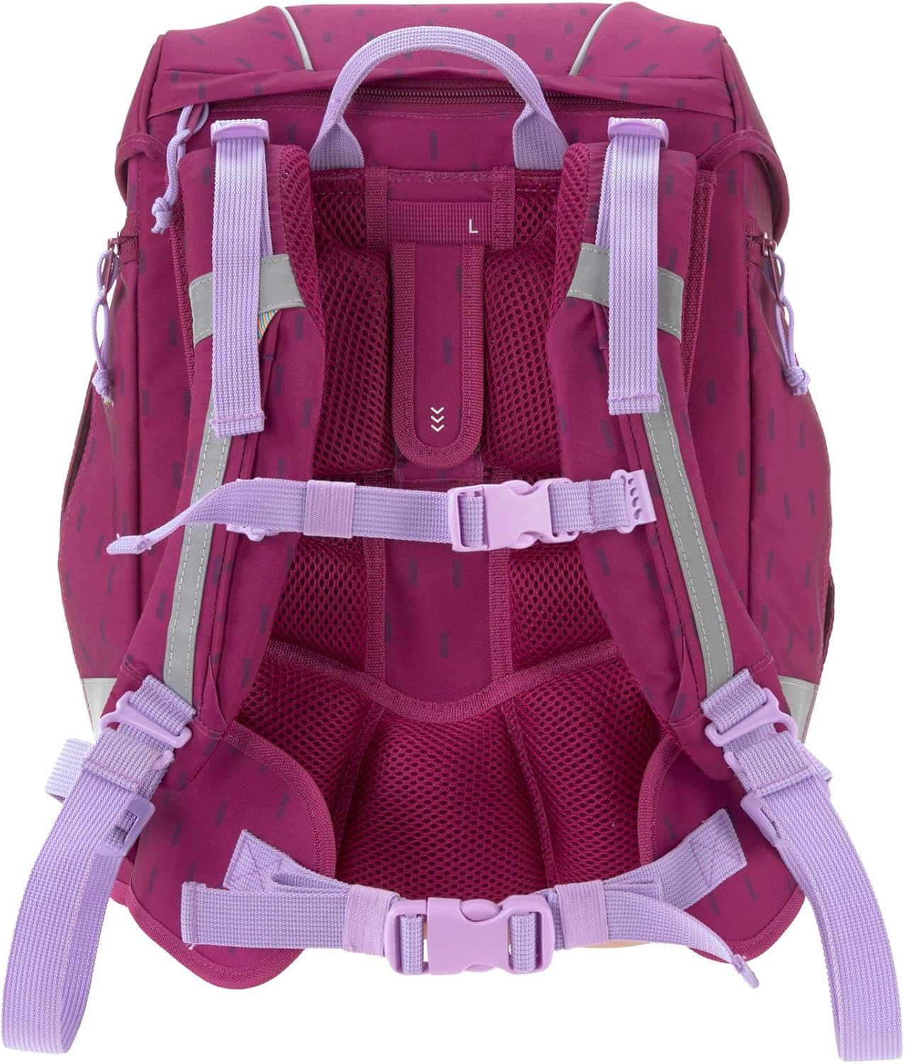 LÄSSIG 7-teiliges Schulranzen Set Kinder/School Set Boxy Unique Schwarz