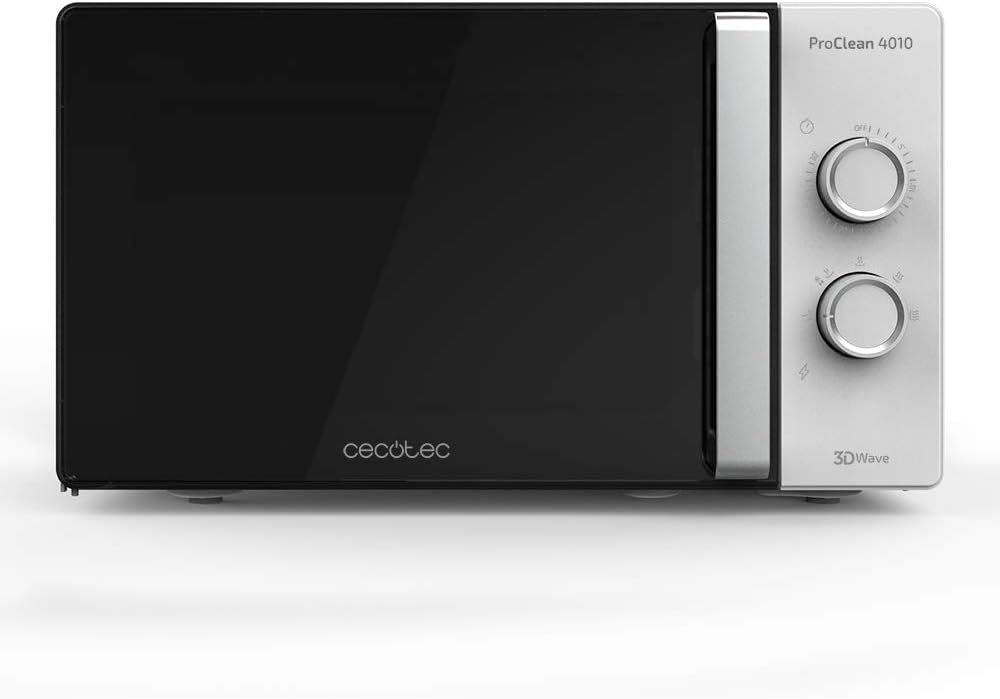 Cecotec Mikrowelle mit ProClean 8110 Grill. 28l Kapazität, Ready2Clean Beschichtung, 1000 W Leistung, 1000 W Grill, 5 Betriebsebenen, 8 Programme, 60 min Timer, LED-Anzeige