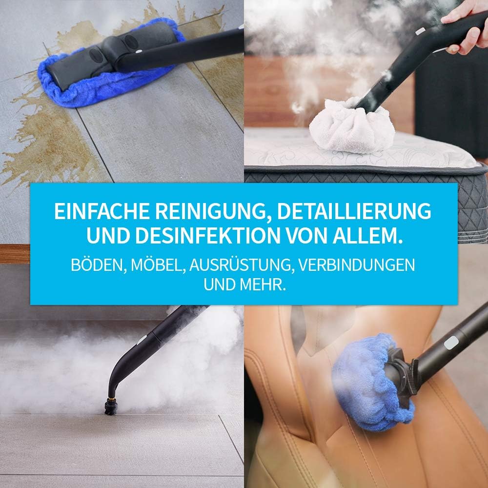 Dupray Neat Dampfreiniger, multifunktional, für zu Hause: Bden, Mbel, Autos und mehr (Steam Cleaner EU Plug)