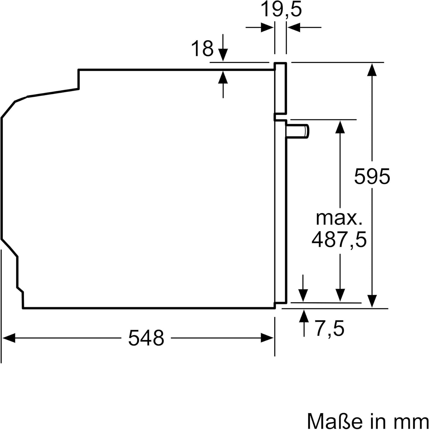 Siemens HB572ABS3, iQ300, Einbau-Backofen 60 x 60 cm, Air Fry, activeClean Pyrolyse Selbstreinung, LED-Touchbedienung, 3D Heißluft, Schnellaufheizung, cookControl10 Automatikprogramme, Edelstahl