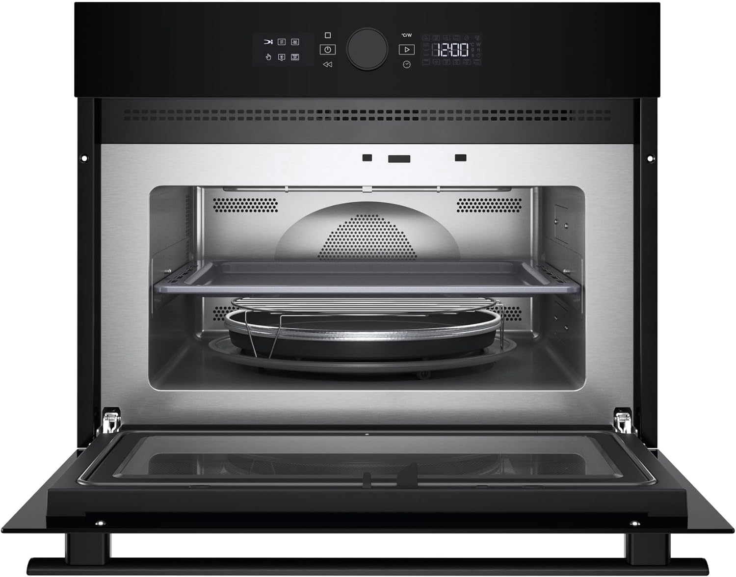 Bauknecht BMW47DMK Kombi-Mikrowelle - Mikrowelle 900 Watt, Heizelement-Grill 1600 Watt, Heißluft 1200 Watt/Dynamic Crisp – knusprige Gerichte in Rekordzeit/Schnellstart-Funktion (Rapid-Start)