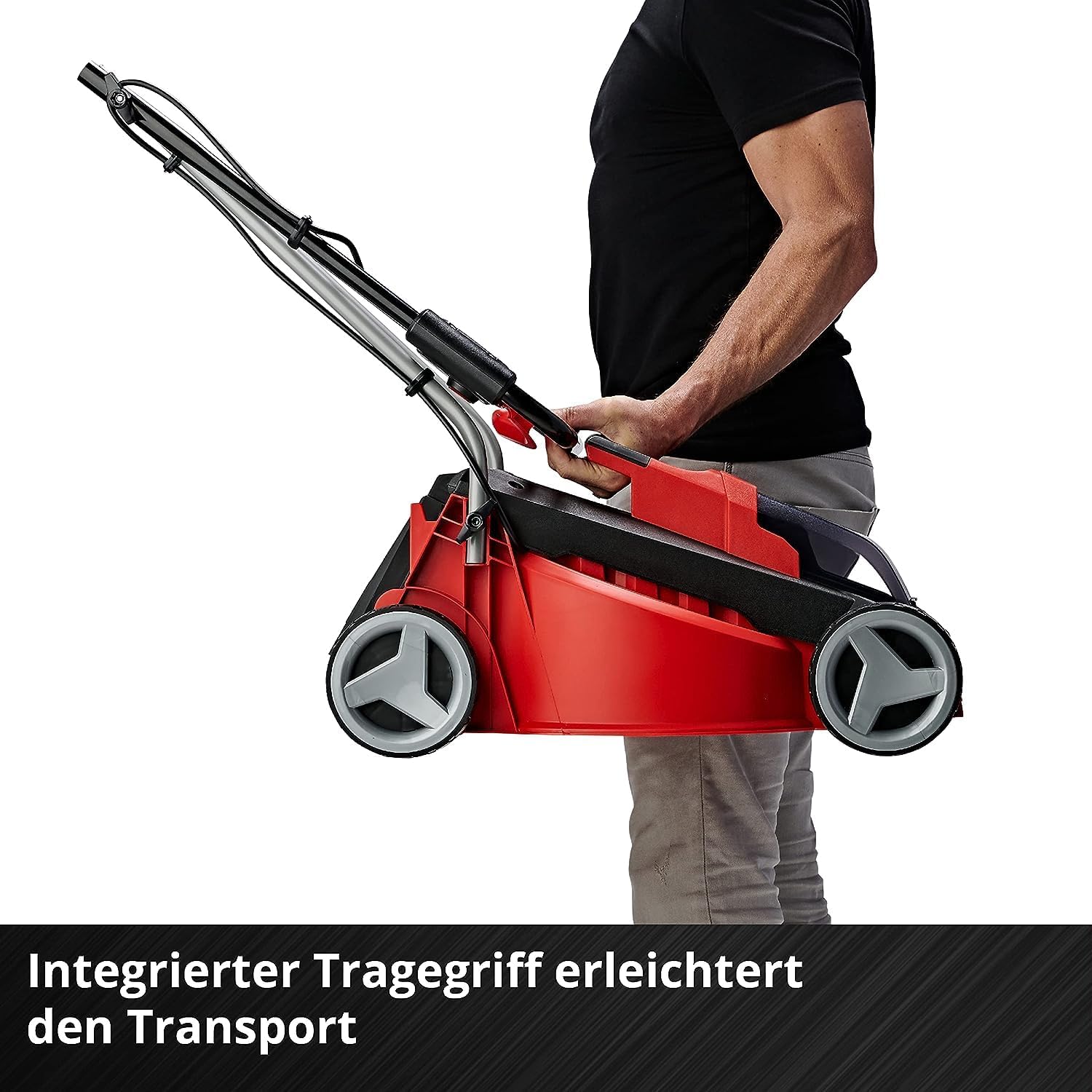 Einhell City Akku-Rasenmher GE-CM 18/30 Li Kit Power X-Change (18 V, 30 cm Schnittbreite, bis 150 m, Brushless, 25L Fangkorb, 30-70 mm Schnitthhe, inkl. 3,0 Ah Akku + Ladegert)