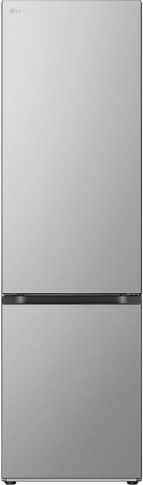LG GBV22NCCEP Kühl-/Gefrierkombination – Smart Inverter Compressor, Total No Frost, Modern Flat Door Design, Matt Schwarz Metallic, Energieeffizienz A