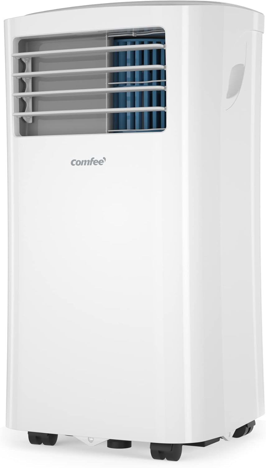 Comfee Mobiles Klimagerät Breezy Cool Pro 2.6,9000 BTU 2,6kW, Kühlen&Ventilieren&Entfeuchten,APP-Steuerung,Raumgröße bis 88m³(33㎡),Mobile Klimaanlage mit Abluftschlauch