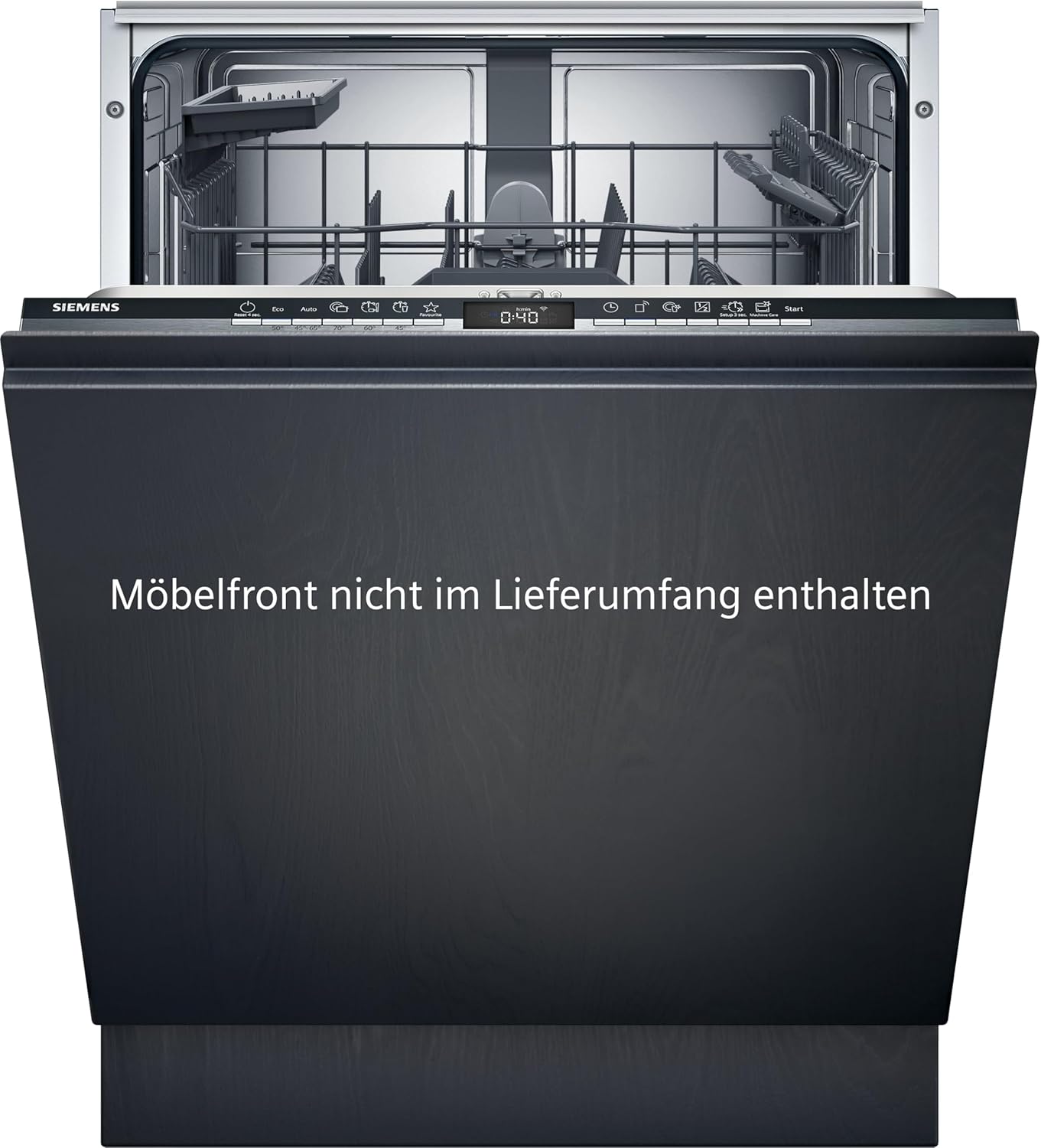 Siemens SN63EX14VE, iQ300 Smarter Geschirrspüler, Vollintegrierte Spülmaschine mit Besteckschublade, 60 cm, Auto Türöffnung dank autoOpen dry, Besonders leise durch iQdrive-Motor, infoLight aquaStop
