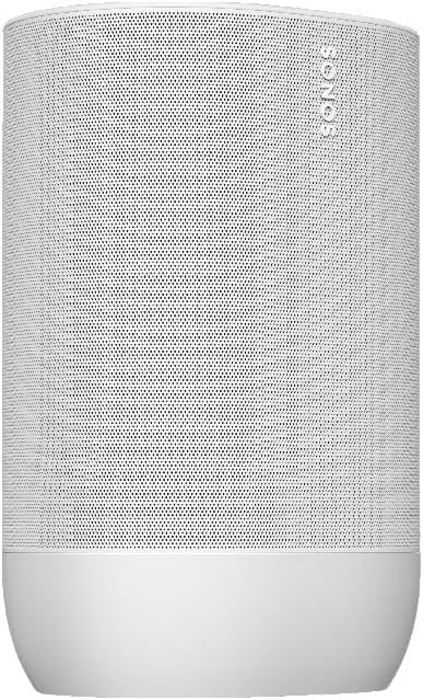 Sonos Move Smart Speaker (Wasserfester WLAN und Bluetooth Lautsprecher mit Alexa Sprachsteuerung, Google Assistant und AirPlay 2 – Kabellose Outdoor Musikbox mit Akku für Musikstreaming) schwarz