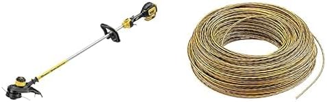 DEWALT Akku-Rasentri mmer (18 Volt, bürstenlos, 30 cm Schnittbreite, zwei-Stufen-Elektronik, Bumb-Feed Fadenverlängerung, für große Flächen und Gärten, Lieferung ohne Akku und Ladegerät) DCM561PB