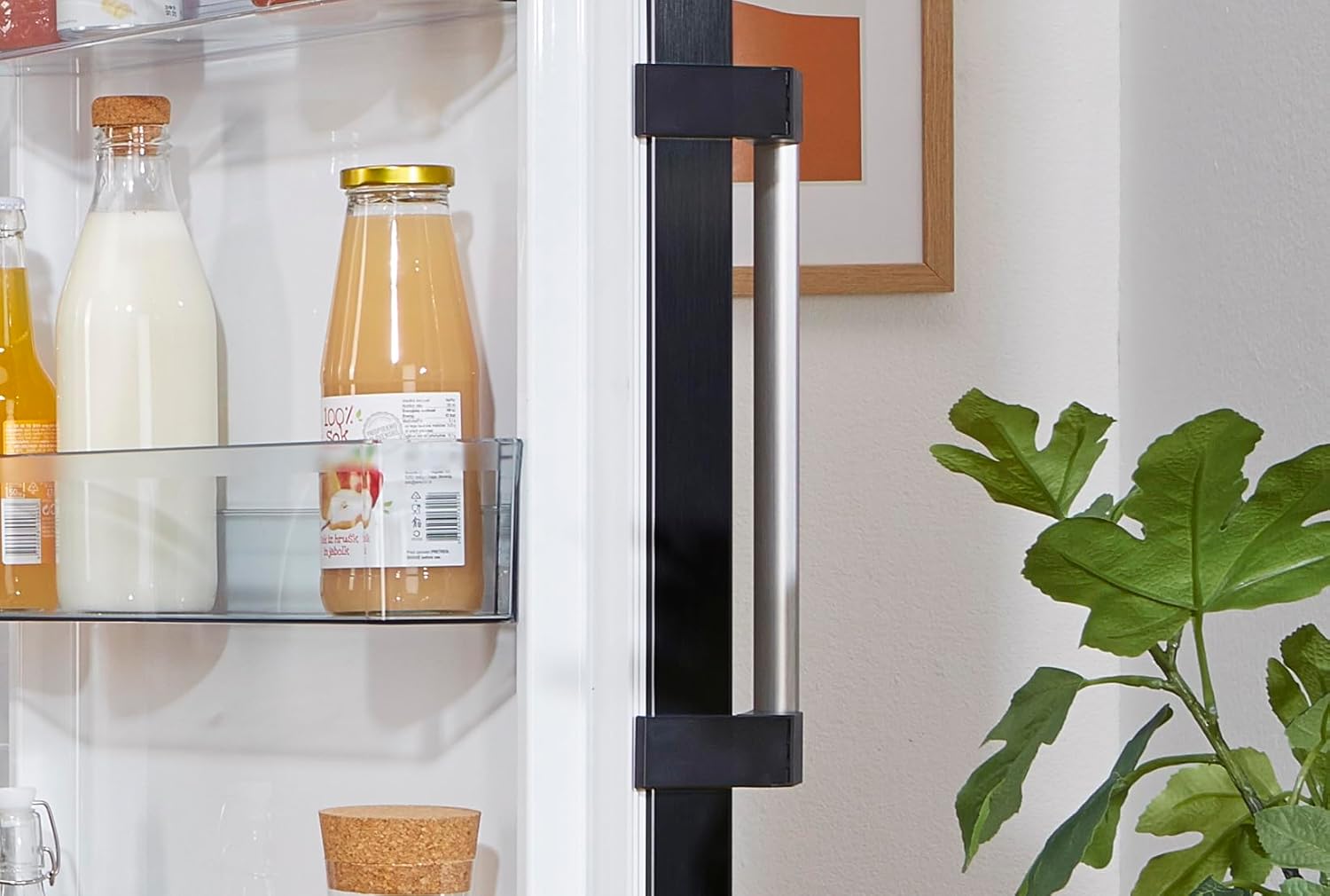 Gorenje R 619 DAXL6 Kühlschrank/AdaptTech/FreshZone/Schnellkühlfunktion/Umluft-Kühlsystem/LED Display / 398l / 185cm / EEK D/Edelstahl