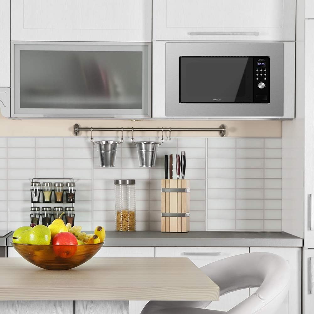 Enbau-Mikrowelle (700 W, Steel-Black)