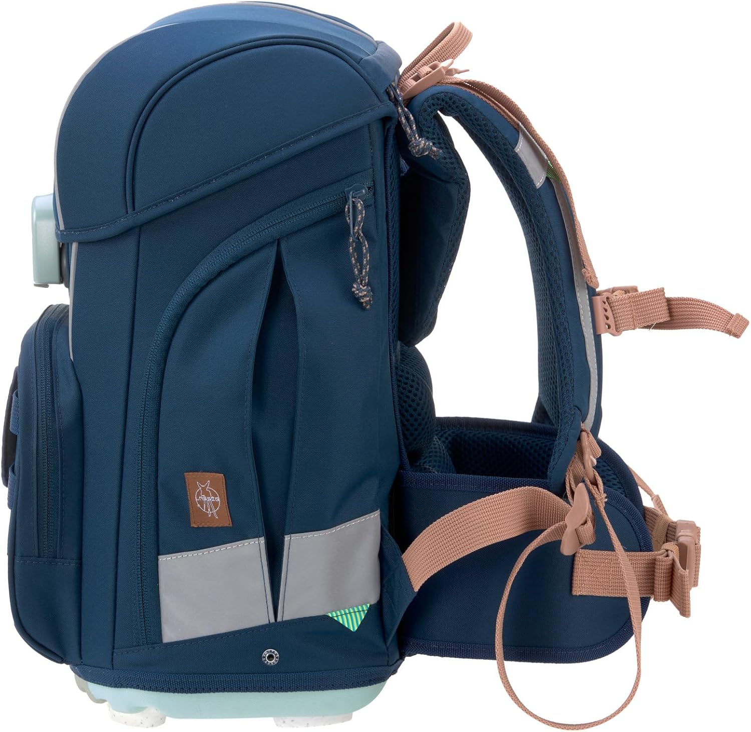 LÄSSIG 7-teiliges Schulranzen Set Kinder/School Set Boxy Unique Schwarz