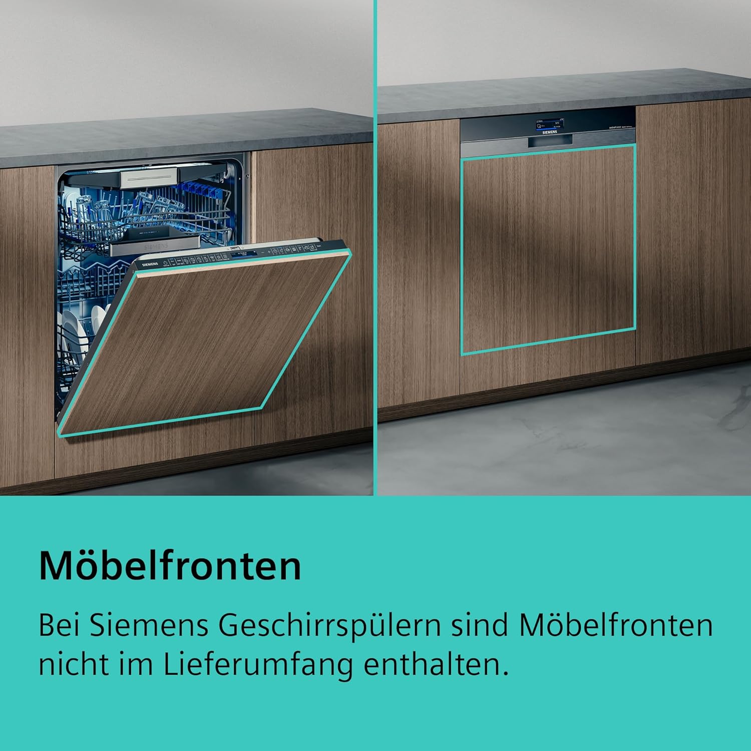 Siemens SN63EX14VE, iQ300 Smarter Geschirrspüler, Vollintegrierte Spülmaschine mit Besteckschublade, 60 cm, Auto Türöffnung dank autoOpen dry, Besonders leise durch iQdrive-Motor, infoLight aquaStop