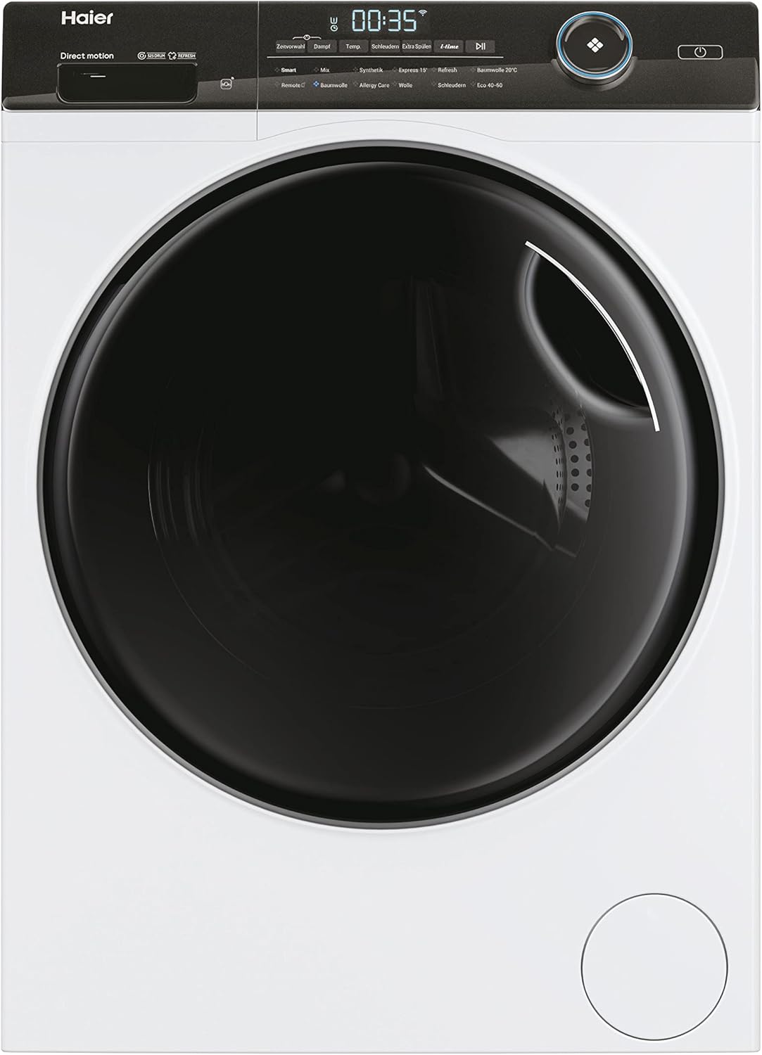 Haier HW80-BP1439N Waschmaschine / 8 kg / 1400 UpM / Inverter Motor / Dampf-Funktion / AquaProtect-Schlauch / ABT / Eco 40-60 Programm