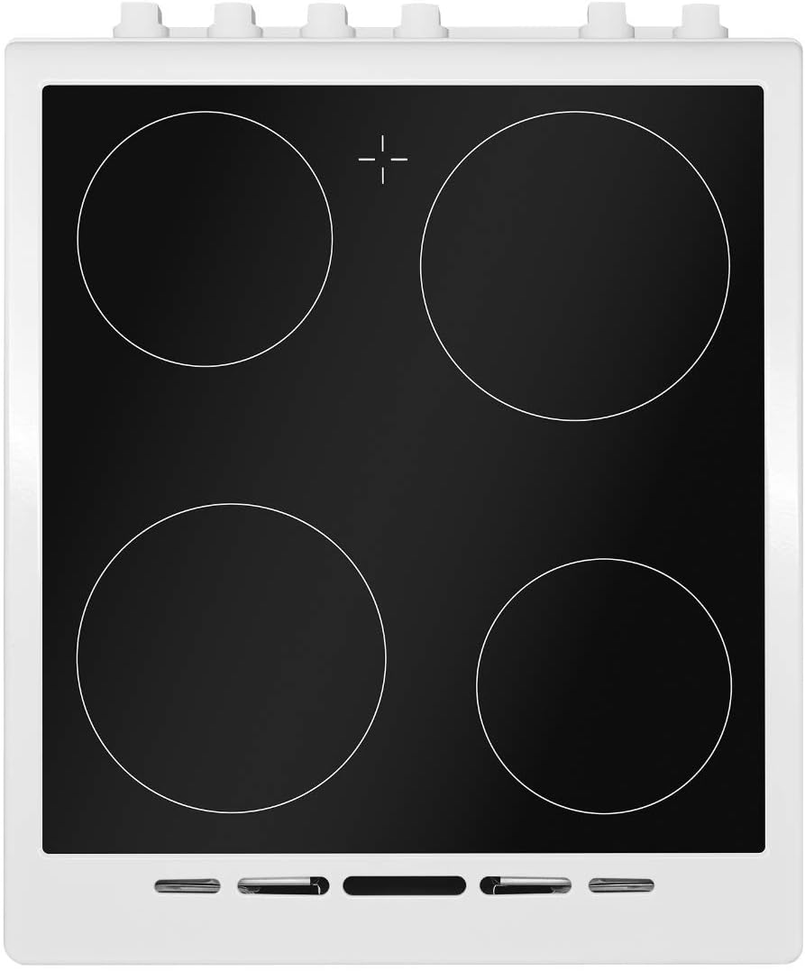 Bomann® Backofen 50cm mit Herd | Elektroherd freistehend 50 cm mit 4 Kochplatten | Standherd mit Ofen 43L | Ober-/Unterhitze | 40°C-240°C | inkl. Blech & Grillrost | Elektroherd mit Kochfeld EHC 7939