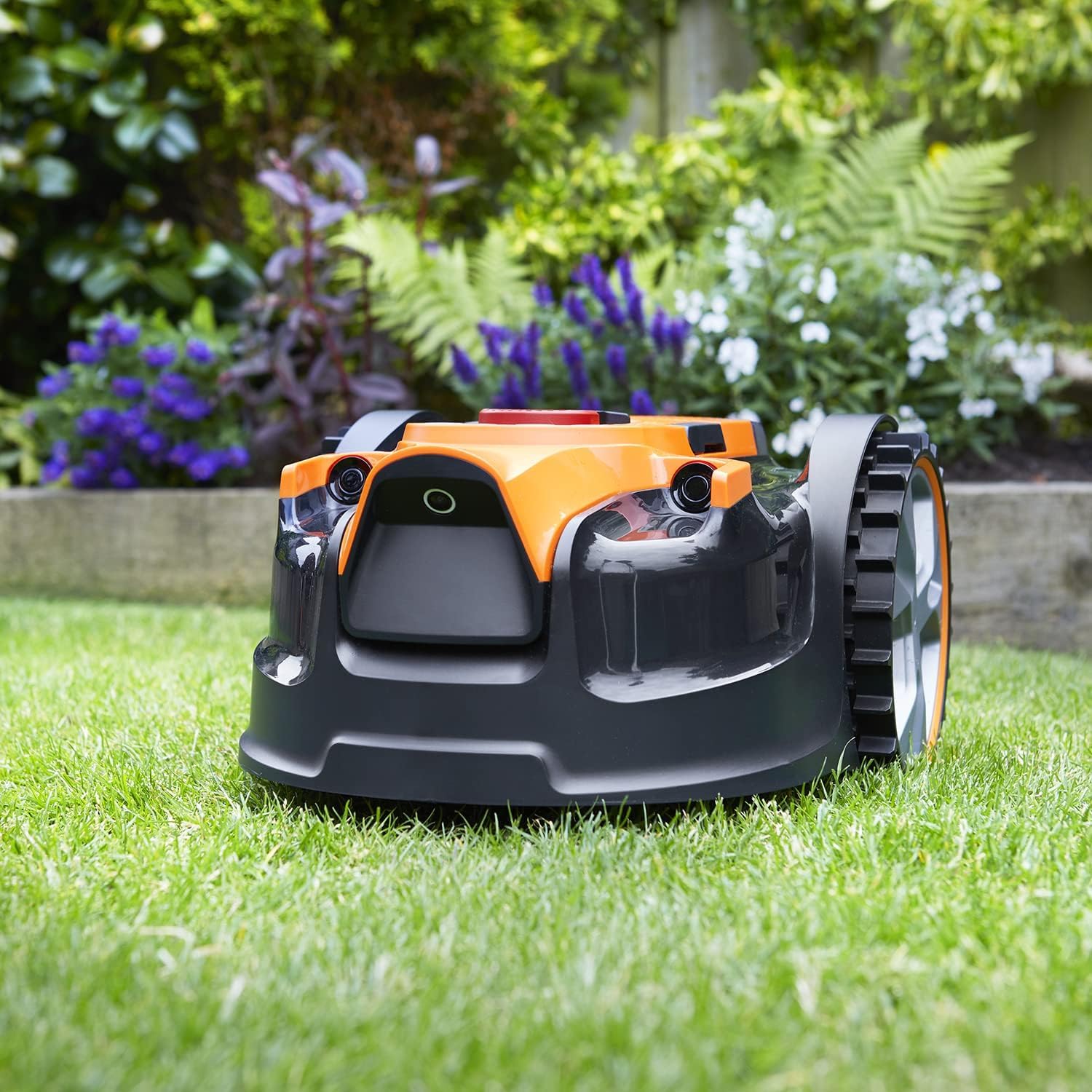 LawnMaster VBRM16 OcuMow™ Mähroboter für geeignet für bis zu 100 qm-Selbstfahrender Rasenmäher Roboter mit MX 24V 4.0Ah Lithium-Ionen Akku Ohne Kabel