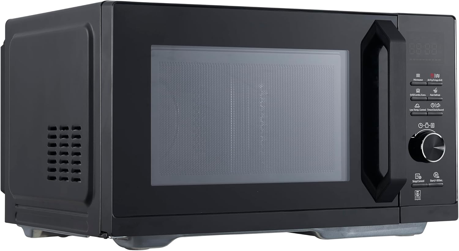 Sharp RCA271TB 5-in-1 Airfry-Mikrowelle 900W, Grill 1000 W, Heißluft & AirFry-Funktion, Konvektion 2100W, 27 L, 28 Autom.pr., Gewicht und zeitgesteuertes Auftauen, Schwarz